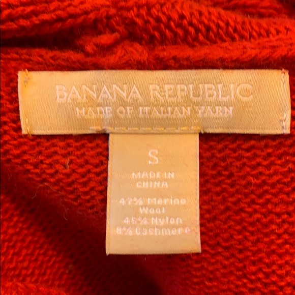 Red Banana Republic cowl neck sweater - Picture 4 of 4